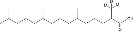 Pristanic Acid-d3 Chemical Structure