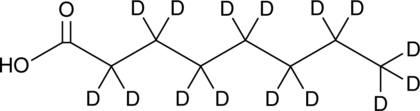 Octanoic Acid-d15 Chemical Structure
