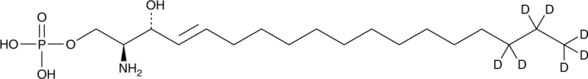 Sphingosine-1-phosphate-d7 (d18:1) Chemical Structure