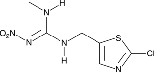 Chlothianidin Chemical Structure