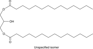 Dimyristin Chemical Structure
