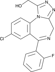 α-hydroxy Flualprazolam Chemical Structure