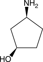(1R,3S)-3-Amino-cyclopentanol Chemical Structure