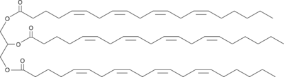 1,2,3-Triarachidonoyl Glycerol Chemical Structure