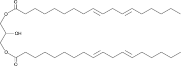 1,3-Dilinoelaidoyl Glycerol Chemical Structure