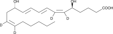 12-epi Leukotriene B4-d4 Chemical Structure