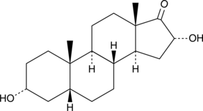 16α-Hydroxyetiocholanolone Chemical Structure