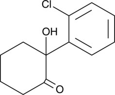 2-(2-Chlorophenyl)-2-hydroxycyclohexanone Chemical Structure