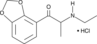 2,3-Methylenedioxy-α-ethylaminopropiophenone (hydrochloride) Chemical Structure