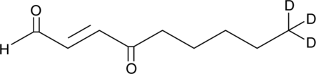 4-oxo-2-Nonenal-d3 Chemical Structure