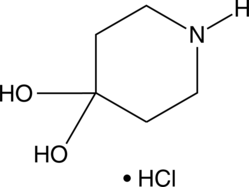 4-Piperidone (hydrochloride hydrate) Chemical Structure