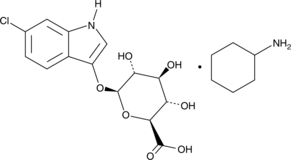 6-Chloro-3-indolyl-β-D-Glucuronide (cyclohexylammonium salt) Chemical Structure