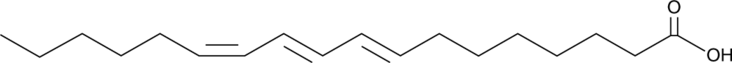 8(E),10(E),12(Z)-Octadecatrienoic Acid Chemical Structure