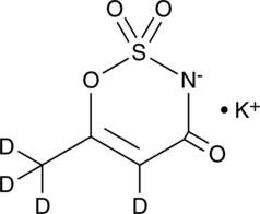 Acesulfame-d4 (potassium salt) Chemical Structure