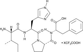 Angiotensin II (5-8) (human, rat, mouse) (trifluoroacetate salt) Chemical Structure