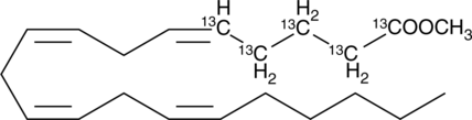 Arachidonic Acid-13C5 methyl ester Chemical Structure