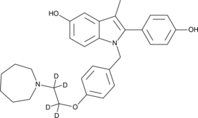 Bazedoxifene-d4 Chemical Structure