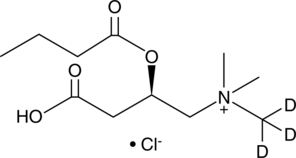 Butyryl-L-carnitine-d3 (chloride) Chemical Structure