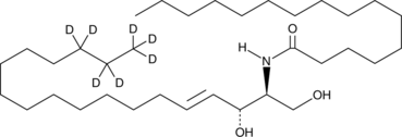 C16 Ceramide-d7 (d18:1-d7/16:0) Chemical Structure