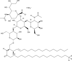 C18 Ganglioside GM2-d3 (d18:1/18:0-d3) (ammonium salt) Chemical Structure
