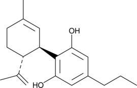 Cannabidivarin Chemical Structure