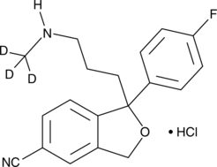 Desmethylcitalopram-d3 (hydrochloride) Chemical Structure