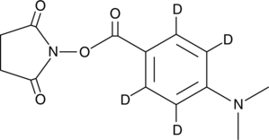 DMABA-d4 NHS ester Chemical Structure