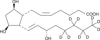 ent-8-iso-15(S)-Prostaglandin F2α-d9 Chemical Structure