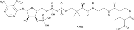 Ethylmalonyl Coenzyme A (sodium salt) Chemical Structure