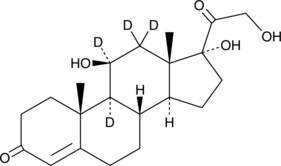 Hydrocortisone-d4 Chemical Structure