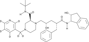Indinavir-d6 Chemical Structure