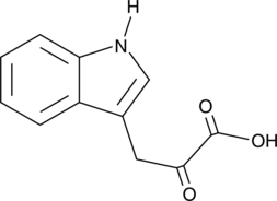 Indole-3-pyruvic Acid Chemical Structure