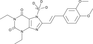 Istradefylline-13C-d3 Chemical Structure