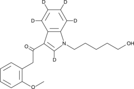 JWH 250 N-(5-hydroxypentyl) metabolite-d5 Chemical Structure