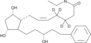 Latanoprost ethyl amide-d4 Chemical Structure
