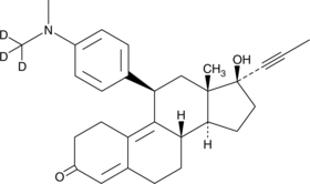Mifepristone-d3 Chemical Structure