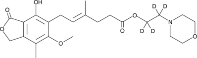Mycophenolate Mofetil-d4 Chemical Structure