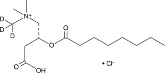 Octanoyl-L-carnitine-d3 (chloride) Chemical Structure
