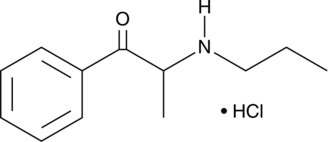Propylcathinone (hydrochloride) Chemical Structure