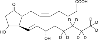 Prostaglandin E2-d9 Chemical Structure