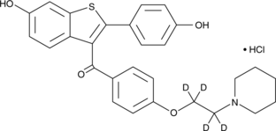 Raloxifene-d4 (hydrochloride) Chemical Structure