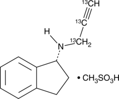 Rasagiline-13C3 (mesylate) Chemical Structure