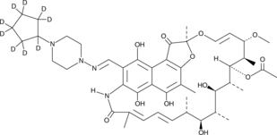Rifapentine-d9 Chemical Structure