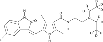 Sunitinib-d10 Chemical Structure