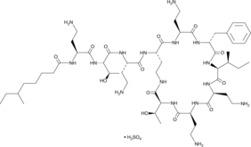 Polymyxin B1 Isoleucine (sulfate) Chemical Structure