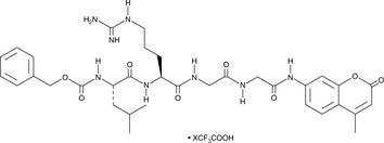 Z-LRGG-AMC (trifluoroacetate salt) Chemical Structure