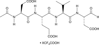 Ac-DEVD-CHO (trifluoroacetate salt) Chemical Structure
