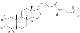 Taurolithocholic Acid-d4 MaxSpec® Standard Chemical Structure