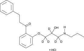 Propafenone-d5 (hydrochloride) Chemical Structure