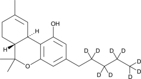 δ9-THC-d9 (exempt preparation) Chemical Structure
